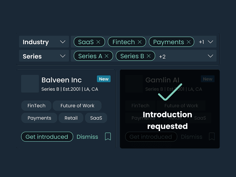 Capital Connect platform features - mobile