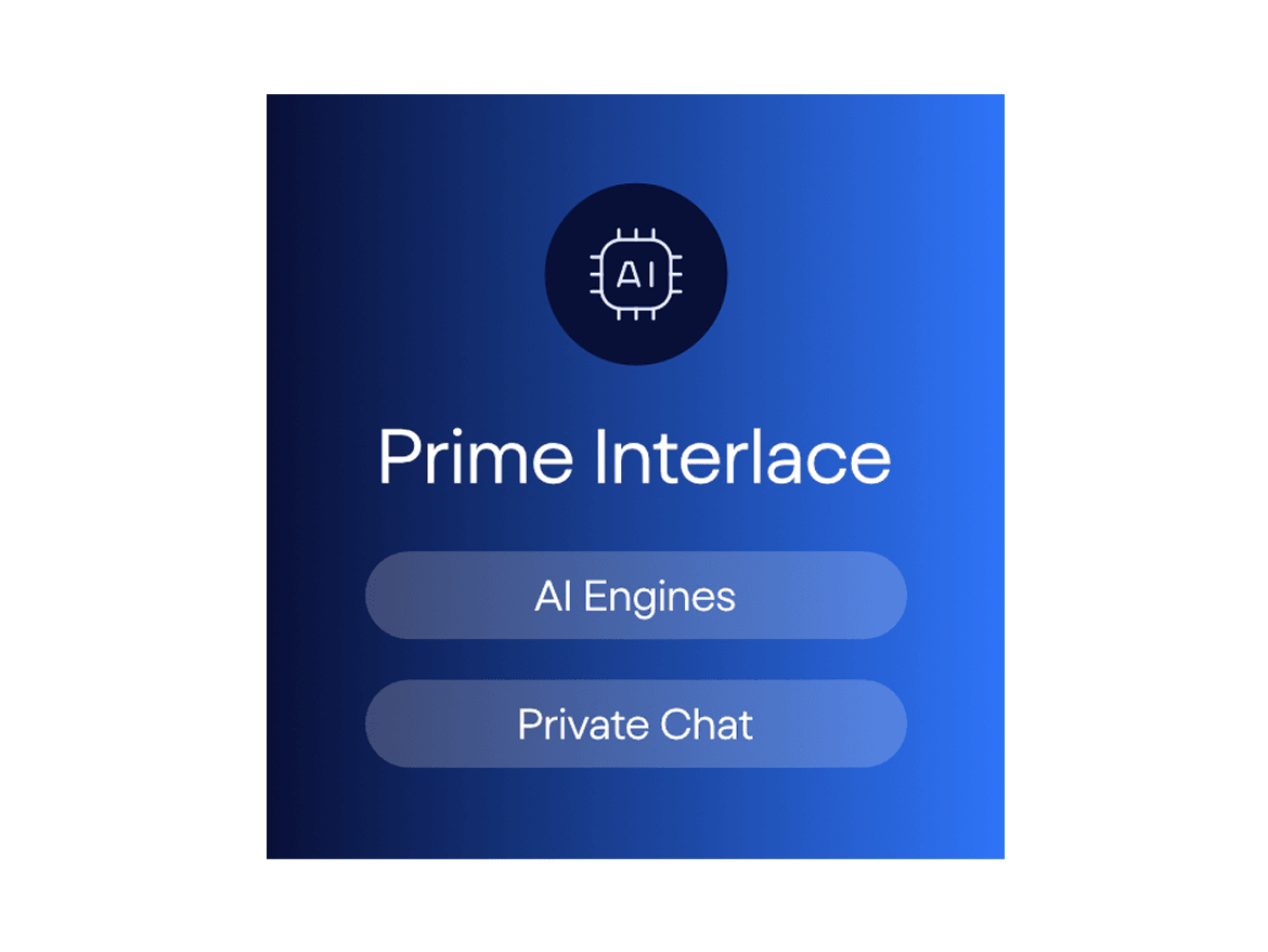 Prime AI platform features - mobile